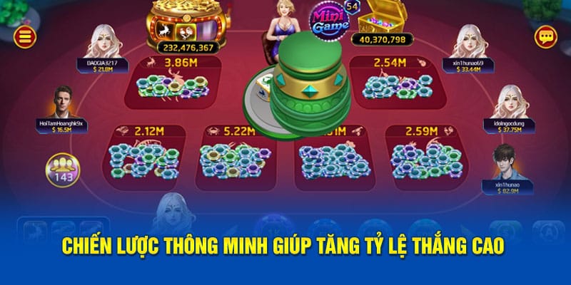 Chiến lược thông minh giúp tăng tỷ lệ thắng cao