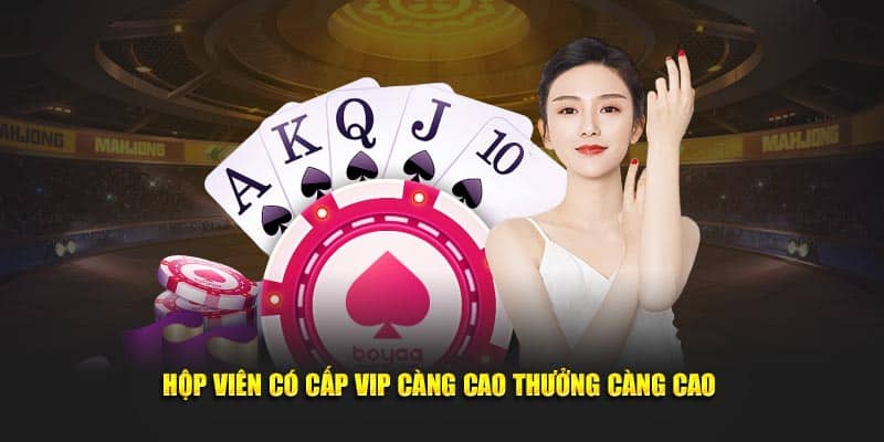 Hộp viên có cấp VIP càng cao thưởng càng cao 